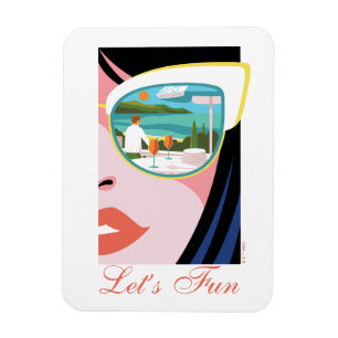Let's Fun beroemd gemaakt door The White Lotus Magneet