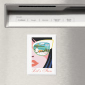 Let's Fun beroemd gemaakt door The White Lotus Magneet (Insitu (Vaatwasser))