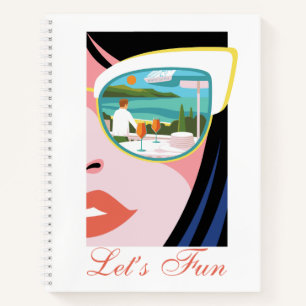 Let's Fun beroemd gemaakt door The White Lotus Notitieboek
