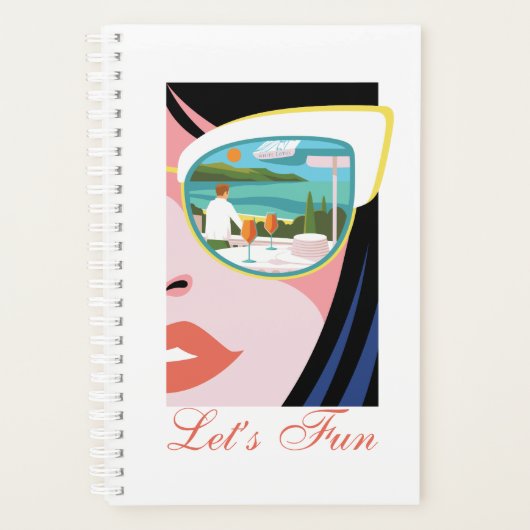 Let's Fun beroemd gemaakt door The White Lotus Planner (Voorkant)