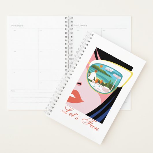 Let's Fun beroemd gemaakt door The White Lotus Planner (Display)