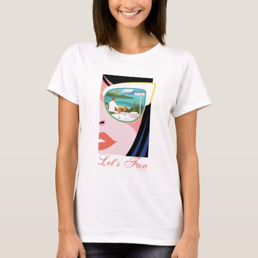 Let's Fun beroemd gemaakt door The White Lotus T-shirt (Voorkant)
