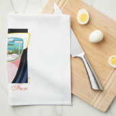 Let's Fun beroemd gemaakt door The White Lotus Theedoek (Quarter Fold)