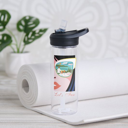 Let's Fun beroemd gemaakt door The White Lotus Waterfles (Links)