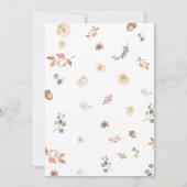 Let's Gather Pumpkin Dinner Thanksgiving Kaart (Achterkant)