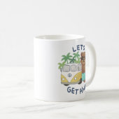 Let's Get Away: Teddy Bear en Van Drawing Koffiemok (Voorkant rechts)