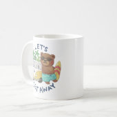 Let's Get Away: Teddy Bear en Van Drawing Koffiemok (Voorkant links)