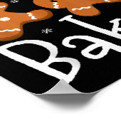 Let's Get Baked Cookie Baking Team Gingerbread Chr Poster (Hoek)
