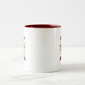 Let's Get Baked - Gingerbread Man Two-Tone Mug Tweekleurige Koffiemok (Center)