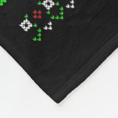 Let's Get Baked Gingerbread Man Weed Funny Christm Fleece Deken (Hoek)