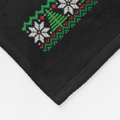 Lets Get Baked Ugly Sweater Weed Christmas Xmas  Fleece Deken (Hoek)