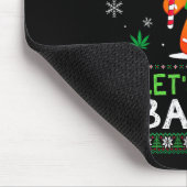 Lets Get Baked Ugly Sweater Weed Christmas Xmas  Muismat (Hoek)