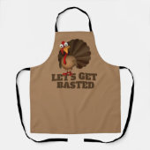Let's Get Basted Turkey Schort (Voorkant)
