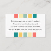 Let's Get Beachy Art Design Boeken voor Baby Informatiekaartje (Achterkant)