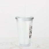 Let's Get Chocolate Wasted Chocoholic Acryl Drinkbeker (Rechts)