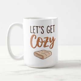 "Let's Get Cozy" deken Koffiemok
