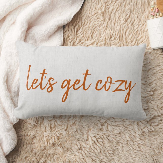 Let's Get Cozy Minimalist Kussen (Deken)