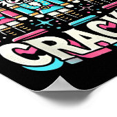 Lets Get Crackin Drie Notenkrakers Kerst Mannen W Poster (Hoek)