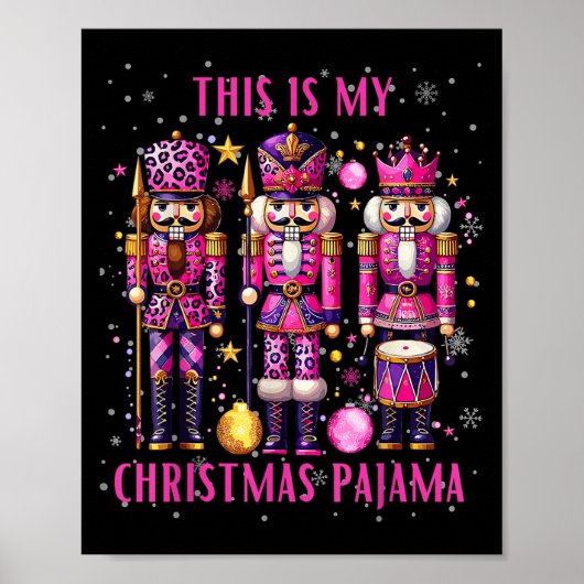 Let's Get Crackin' Funny Nutcracker Xmas Vrouwen G Poster (Voorkant)
