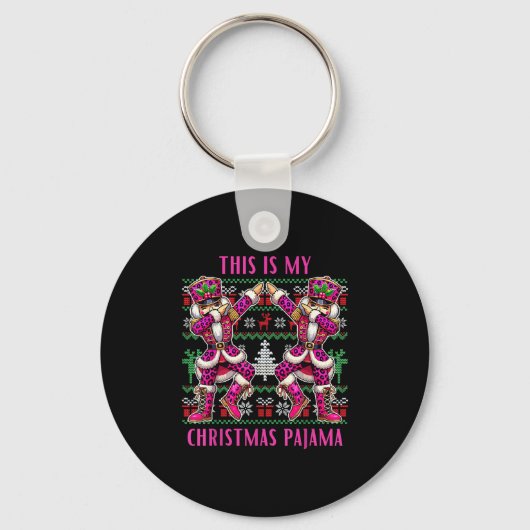 Let's Get Crackin' Funny Nutcracker Xmas Vrouwen G Sleutelhanger (Voorkant)