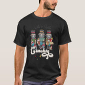 Let's Get Crackin Nutcracker Groovy Christmas Fami T-shirt (Voorkant)