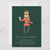 "Let's Get Crackin" Nutcracker Holiday Party Kaart (Voorkant)