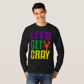 Let's Get Cray  Crawfish Mardi Gras Women Kid Boys T-shirt (Voorkant volledig)
