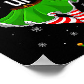 Let's Get Elfed Up Christmas Family Elf Squad Girl Poster (Hoek)