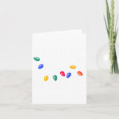 Let's Get Lit Christmas Lights Kaart (Voorkant)