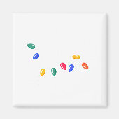 Let's Get Lit Christmas Lights Magneet (Voorkant)