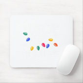 Let's Get Lit Christmas Lights Muismat (Met muis)