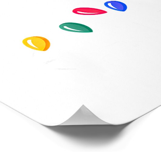 Let's Get Lit Christmas Lights  Poster (Hoek)