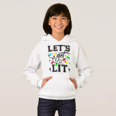 Let's Get Lit Christmas Party Funny - Kerstlicht (Voorkant volledig)