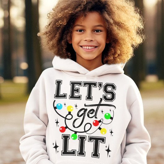 Let's Get Lit Christmas Party Funny - Kerstlicht