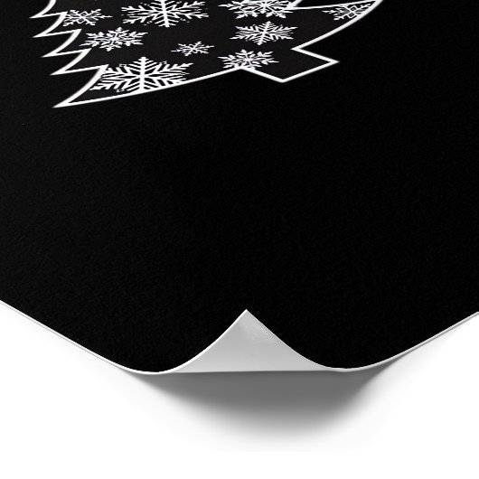 Let's Get Lit Christmas Tree Holiday Lights Essent Poster (Hoek)