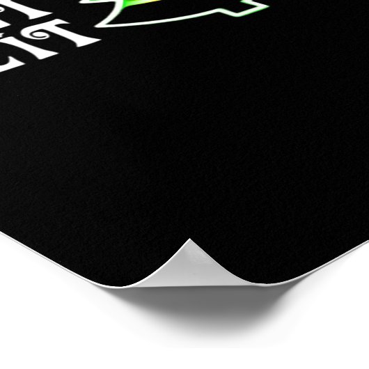 Let's Get Lit Design Adult Funny Christmas Essenti Poster (Hoek)