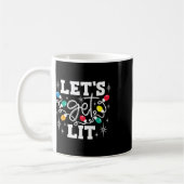 Let's Get Lit Drinking Santa Hat Christmas Lights  Koffiemok (Links)