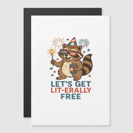 Let's Get Lit-erally Free Design - Fun Party Quote (Voorkant / Achterkant)