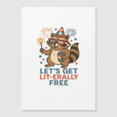 Let's Get Lit-erally Free Design - Fun Party Quote (Voorkant)