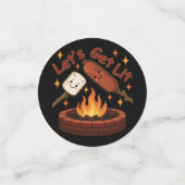 Let's Get Lit Firepit - Schattigee Marshmallow & H Confetti (Kleine voorkant)