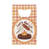 Let's Get Lit Firepit - Schattigee Marshmallow & H Creditkaart Flessenopener (Achterkant)