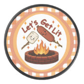 Let's Get Lit Firepit - Schattigee Marshmallow & H Hockey Puck (Voorkant)