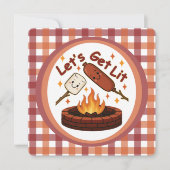 Let's Get Lit Firepit - Schattigee Marshmallow & H Kaart (Voorkant)