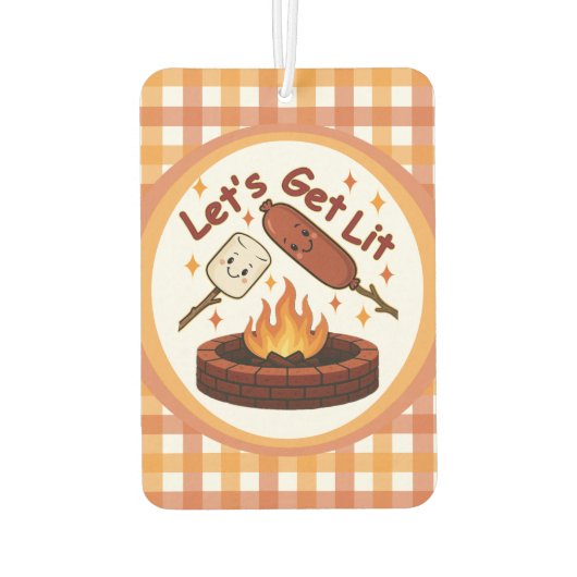 Let's Get Lit Firepit - Schattigee Marshmallow & H Luchtverfrisser (Achterkant)