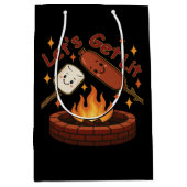 Let's Get Lit Firepit - Schattigee Marshmallow & H Medium Cadeauzakje (Voorkant)