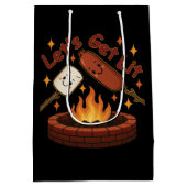 Let's Get Lit Firepit - Schattigee Marshmallow & H Medium Cadeauzakje (Achterkant)