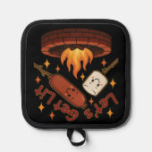 Let's Get Lit Firepit - Schattigee Marshmallow & H Pannenlap (Voorkant)