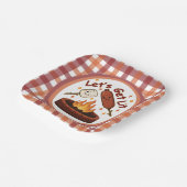 Let's Get Lit Firepit - Schattigee Marshmallow & H Papieren Bordje (Gebogen)