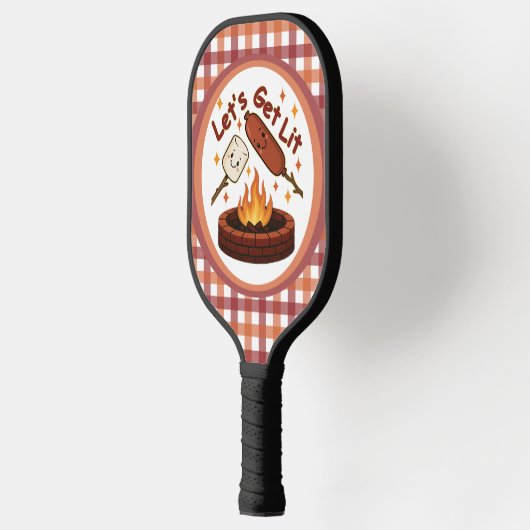 Let's Get Lit Firepit - Schattigee Marshmallow & H Pickleball Paddle (Links)