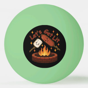 Let's Get Lit Firepit - Schattigee Marshmallow & H Pingpongbal